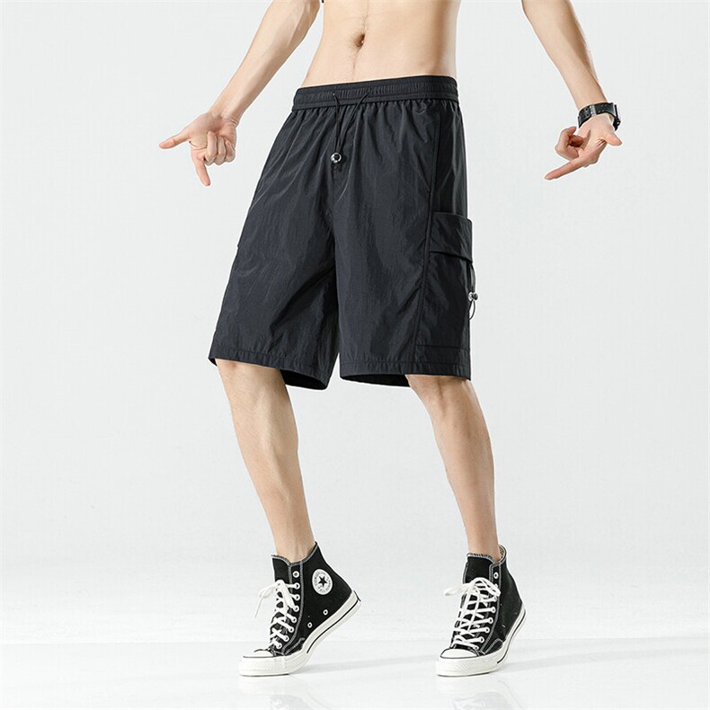 新款休闲纯色中裤,男装牛仔裤,星座1106-2（原1111B）