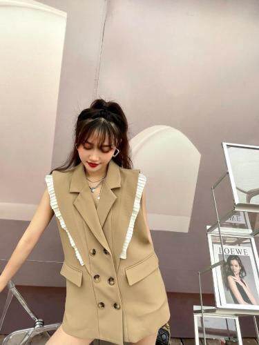 秋季新品，设计师款，甜酷风马甲，女装马夹，More-Lee