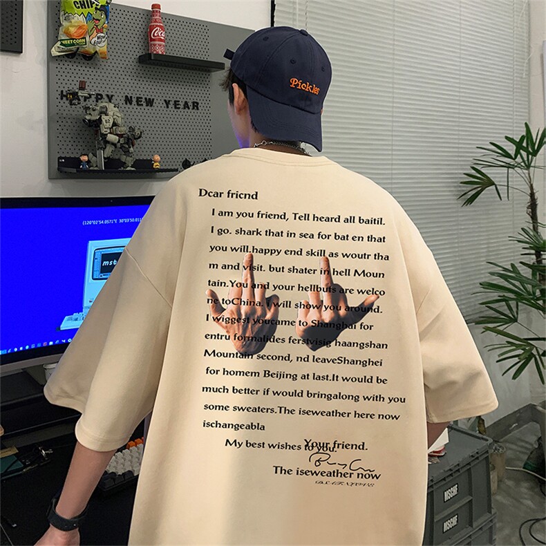 量大优供视频220克美式短袖t恤T2892得物直播有280克品质,男装T恤,电商A486
