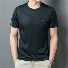 夏季新款男士短袖圆领T恤衫潮流休闲百搭宽松POLO衫潮流男装上衣，男装T恤，电商B212（原钱塘6029）