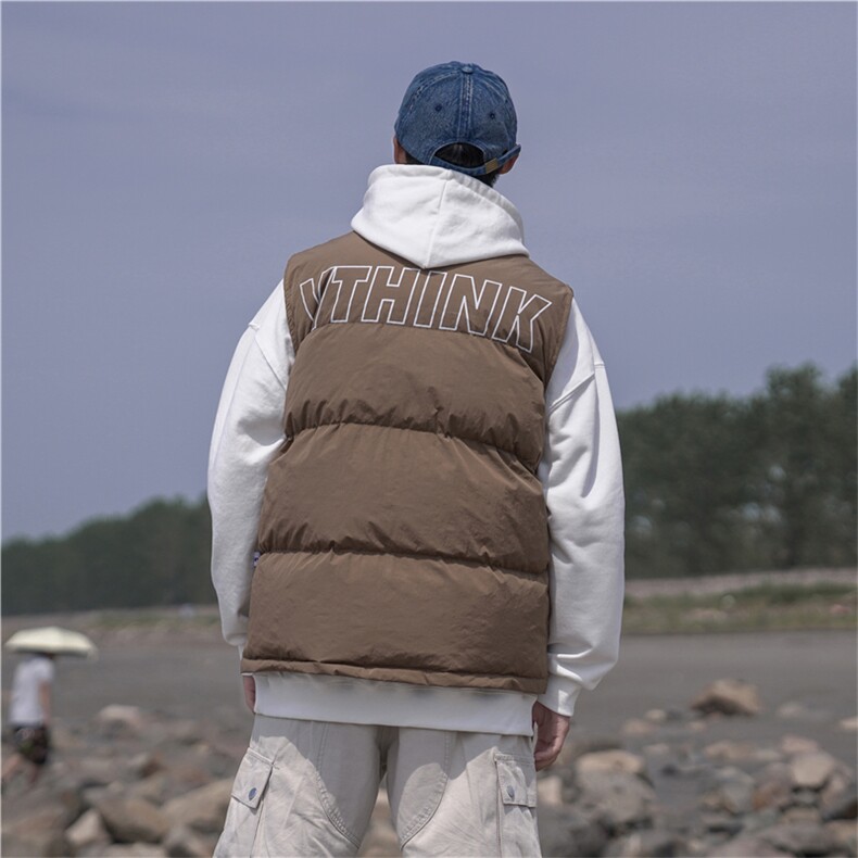 高品质cityboy冬季宽松大码棉马甲背心外套A0173002P85,男装背心/马甲,电商A017