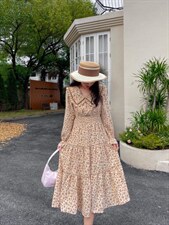 碎花连衣裙，女装连衣裙，安玖拉