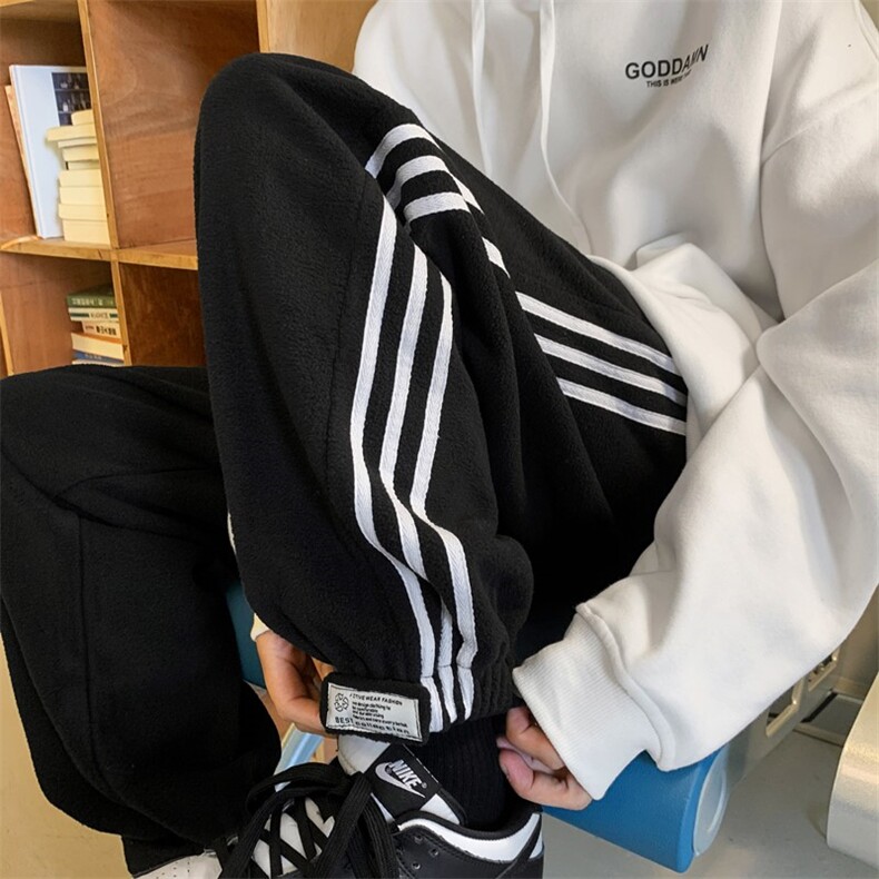 重磅摇粒绒魔术贴束脚裤 XZ604-KP48-P55控68图片