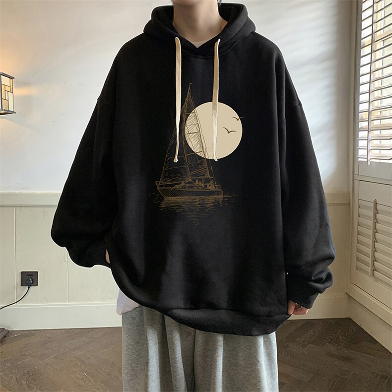 连帽卫衣男大码胖子帽衫大号运动服WY2409-P35,男装卫衣,电商A040