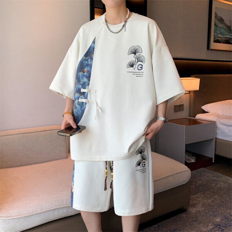 TZ2028-特50套装2025夏季新款短袖套装男青少年学生,男装休闲套装,电商A247