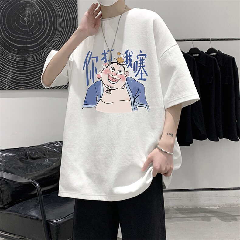 230g重磅纯棉短袖t恤男大码半袖半截袖 DX17437-P20图片