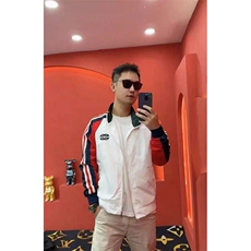 (网络图慎用有大货)秋季立领拼色夹克潮牌外套313B-JK173-P100，男装夹克，星座313B