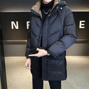 L-4XL 非标 冬季新款中长款羽绒服男 Y9933-P195图片