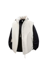 现货冬季马甲棉服得物二开跑量款棉衣男女同款C323-1-MY8881-P55，男装棉衣，电商C323-1