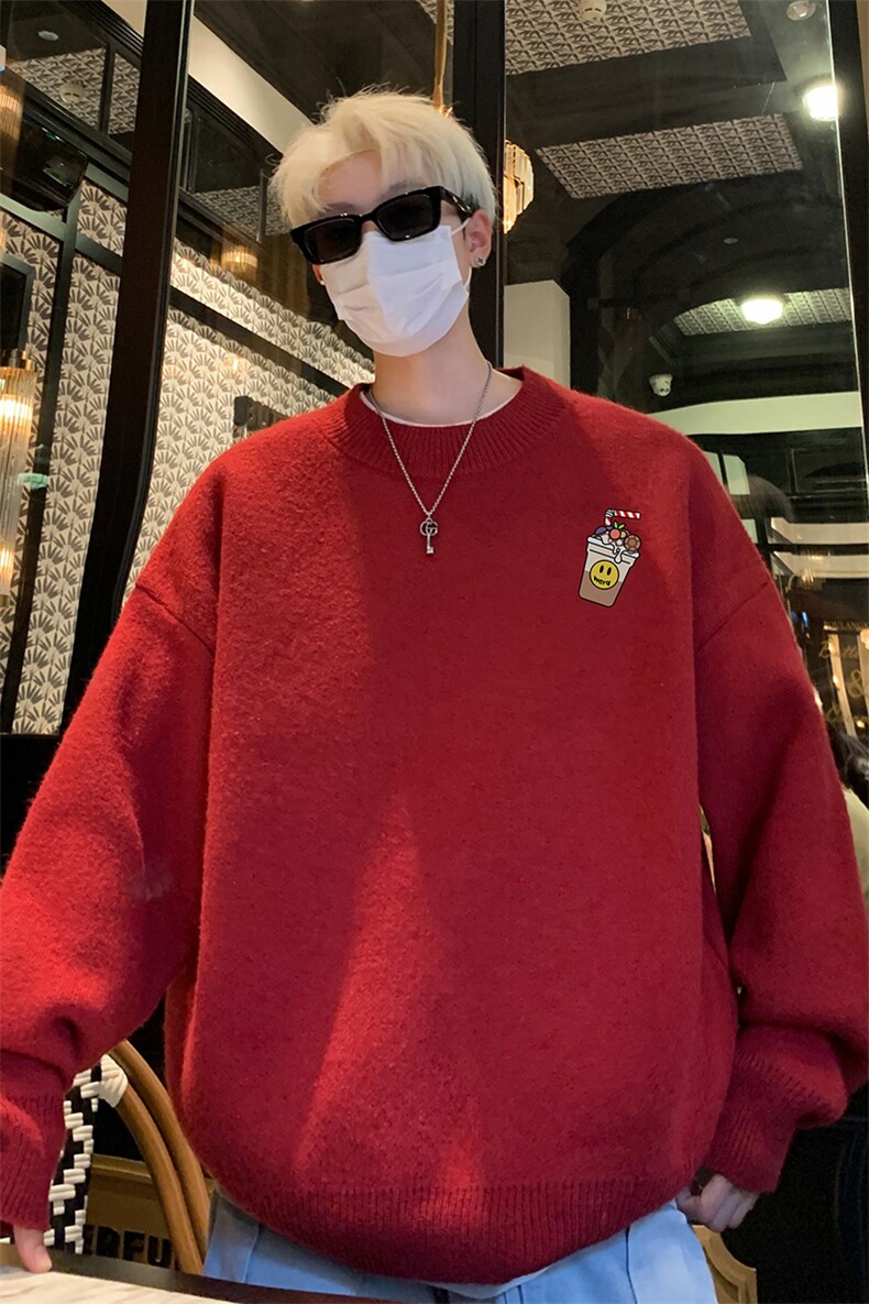 高质量！秋冬季半高领毛衣男加绒加厚线衣男针织衫男MY251-特p38,男装针织衫/毛衣,电商B367