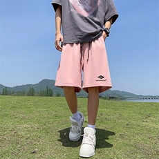 25年已注册直播抖音得物品质运动男中裤五分休闲短裤K305P30控48，男装牛仔裤，电商C408(原B339-1)