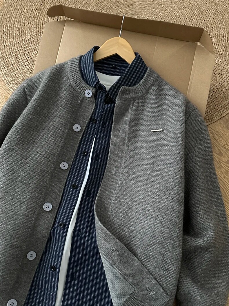毛衣开衫86788-P65控109、35.6晴纶14.6锦纶49.8聚酯纤维,男装针织衫/毛衣,星座1302