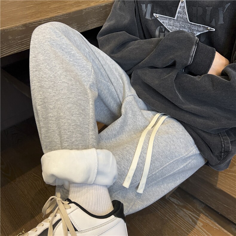 抖音得物品质百搭休闲卫裤212-2-DY150-特P40加绒特P45,男装休闲裤,星座808A-1