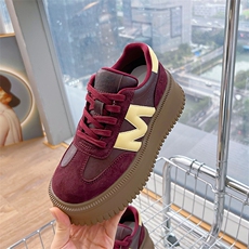 发泡底真皮德训鞋女2024秋冬新款松糕鞋休闲百搭女鞋高帮小白鞋女，女鞋休闲鞋，电商A223