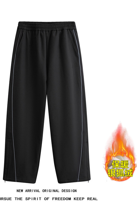 新款加绒加厚户外三防滑雪冲锋裤白底平铺XZ604-K122JR-P65控98,男装休闲裤,星座604
