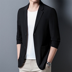 BWA2680钱塘2020-2夏季薄款男士长袖西服外套时尚修身防晒衣P95，男装西服，钱塘207-2