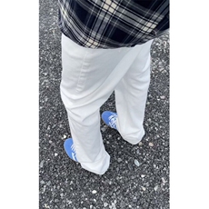 白色直筒牛仔裤男夏季薄款cleanfit美式高街显瘦显腿长微喇裤子，男装牛仔裤，星座601-1