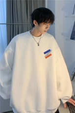 INS秋季新款宽松休闲卫衣华夫格潮流上衣JK23315-特批24控39，男装卫衣，星座605(原A050)