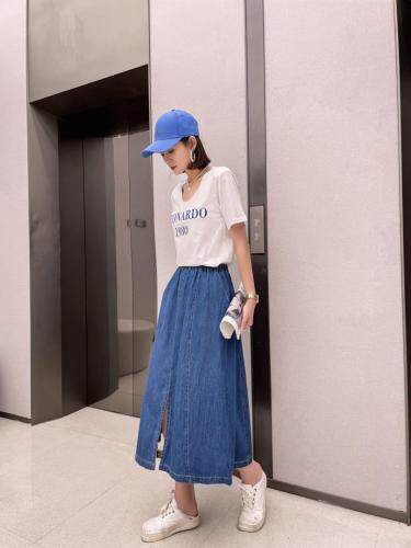 新款牛仔裙，女装，娇姿百合