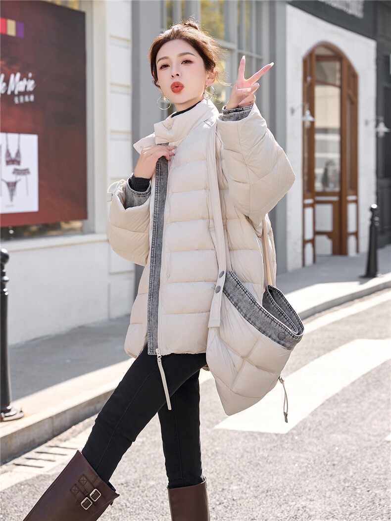2025年冬季新款休闲羽绒服带包包外套,女装羽绒服,橙子家