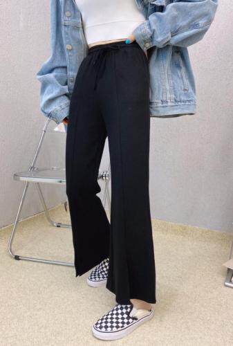 春季新款前开叉裤子，女装，变色鸟(4F)