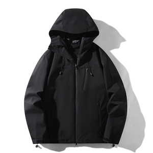 新款男女高品质户外登山服青少年学生冲锋衣夹克外套HS6607图片