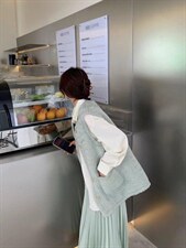 皮毛一体香风马甲，女装马甲，ZMZF