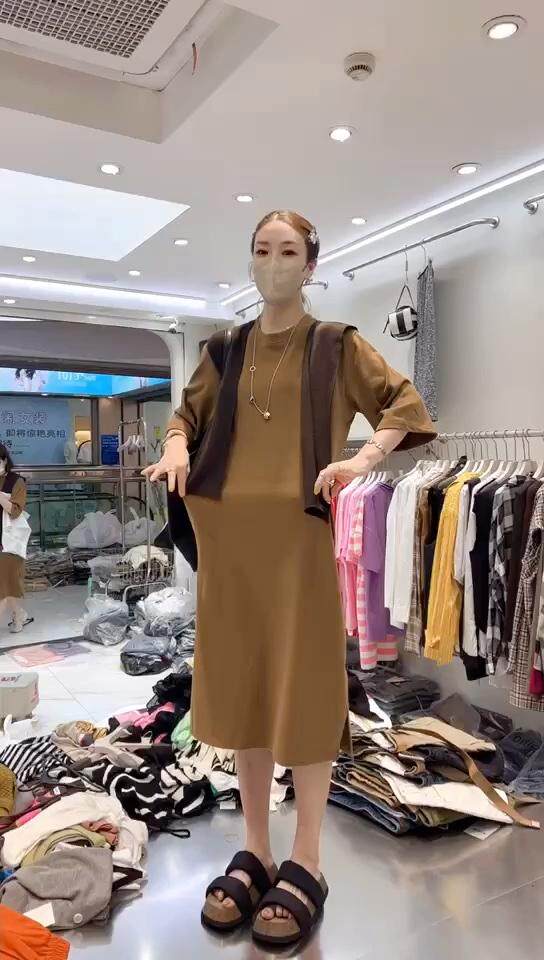 休闲披肩长裙，其它，欧妮卡蒂蔓