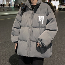 港风秋冬新款保暖立领宽松棉服外套男MY62048P95控118，男装棉衣，电商A268A