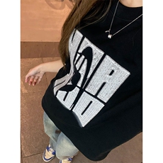 万针全刺绣工艺高品质260克纯棉双纱美式宽松百搭短袖T恤特P33，男装T恤，电商A486