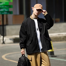 日系复古工装夹克男春秋款少年感百搭潮牌ins休闲外套W5324-P55，男装夹克，星座512-2