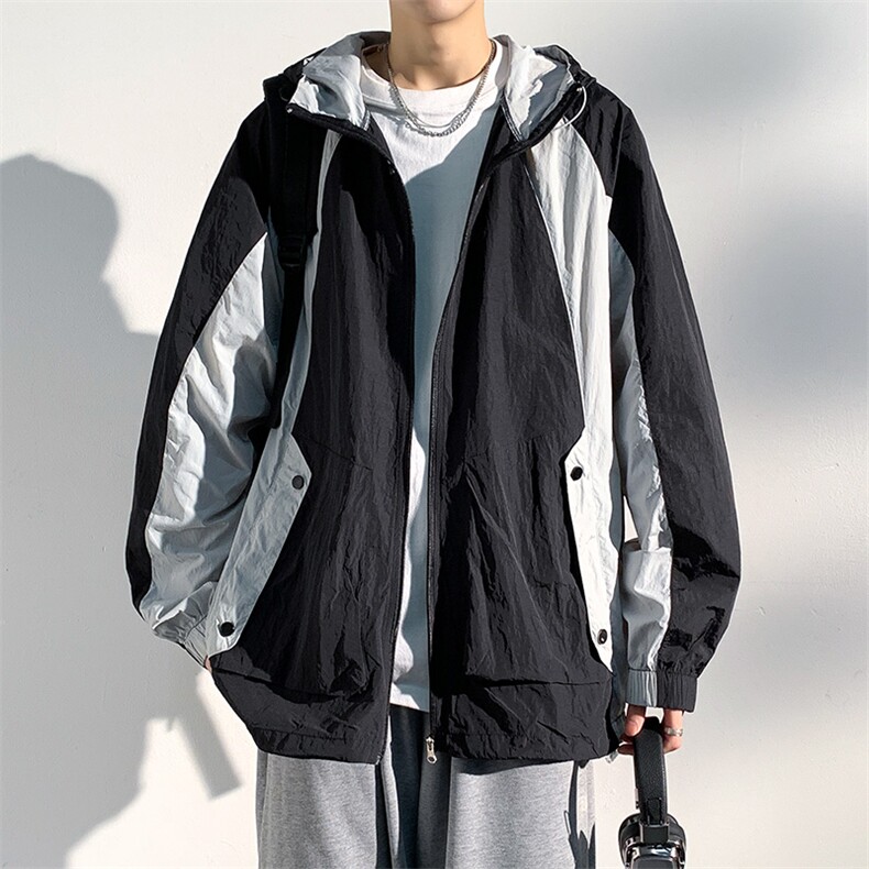 防晒服男款夏季薄款户外透气宽松防晒衣男F0669-P55,男装夹克,星座308B-2