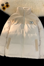 冬季青少年灯芯绒立领拼接外套休闲百搭面包服棉服5302-P78，男装棉衣，电商B306