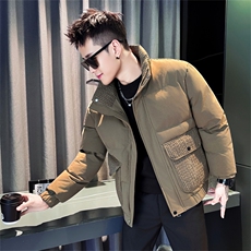 MY8808-P138控178棉服男款冬季2025新款麦穗拼接棉衣时尚外套，男装棉衣，星座102A（原电商D309-1）