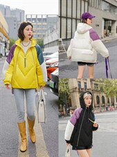 时尚不挑人羽绒服，包容性很强，女装羽绒服，里亚尔