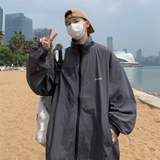 青春流行男冰丝皱防晒衣文艺潮外套Y86P33，男装夹克，星座1116-2