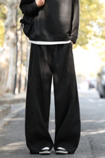 春季新款现货男女同款直筒弯刀休闲裤DSA157B-K2611-P45，男装休闲裤，电商A157B
