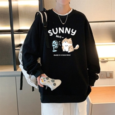 8XL圆领卫衣男超大码胖子肥佬大号长袖t恤S6402-P28，男装卫衣，电商A040