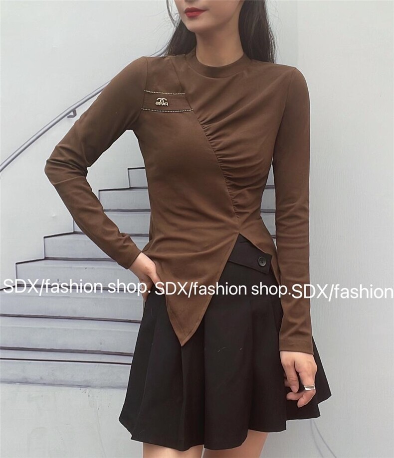 【现货】特色打皱上衣，其它，色调轩