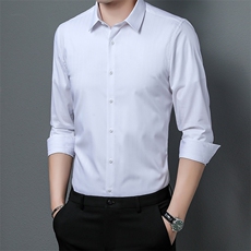 N7397钱塘2020-3男士新款休闲时尚长袖衬衣高品质P54，男装衬衫，钱塘207-3