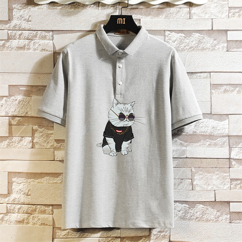 PL57044-P35翻领短袖polo衫男大码胖子半袖t恤男有领保罗衫,男装Polo衫,电商A040A