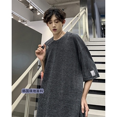 休闲百搭经典款情侣上衣潮流痞帅复古美式简约T恤HY275TP38控58，男装T恤，电商A102B