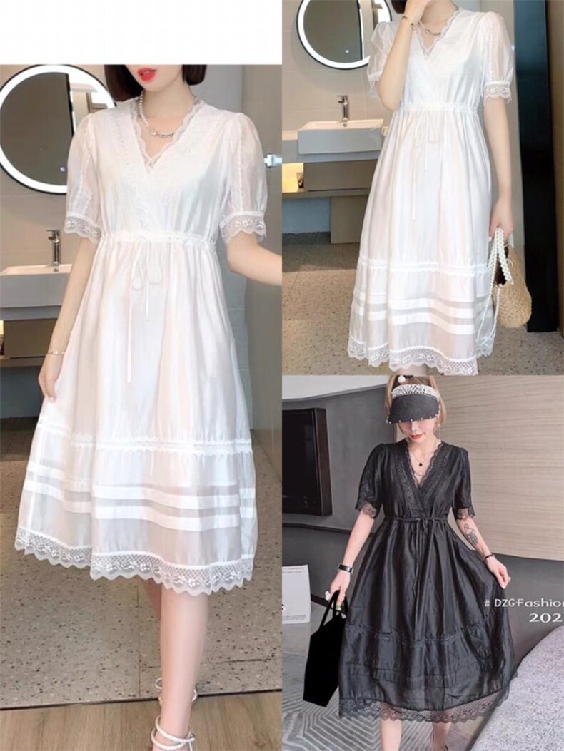 2022夏季连衣裙，女装连衣裙，秋莎明月