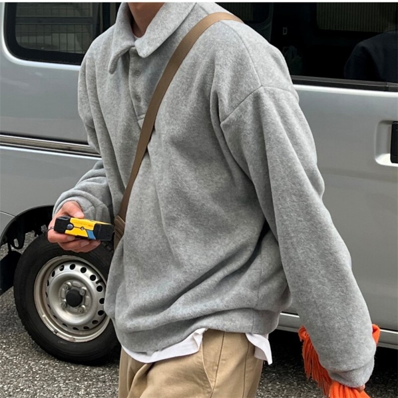 816B-MYS022-P75纯色软糯海马毛衣韩风ins简约慵懒cleanfit,男装针织衫/毛衣,星座816B