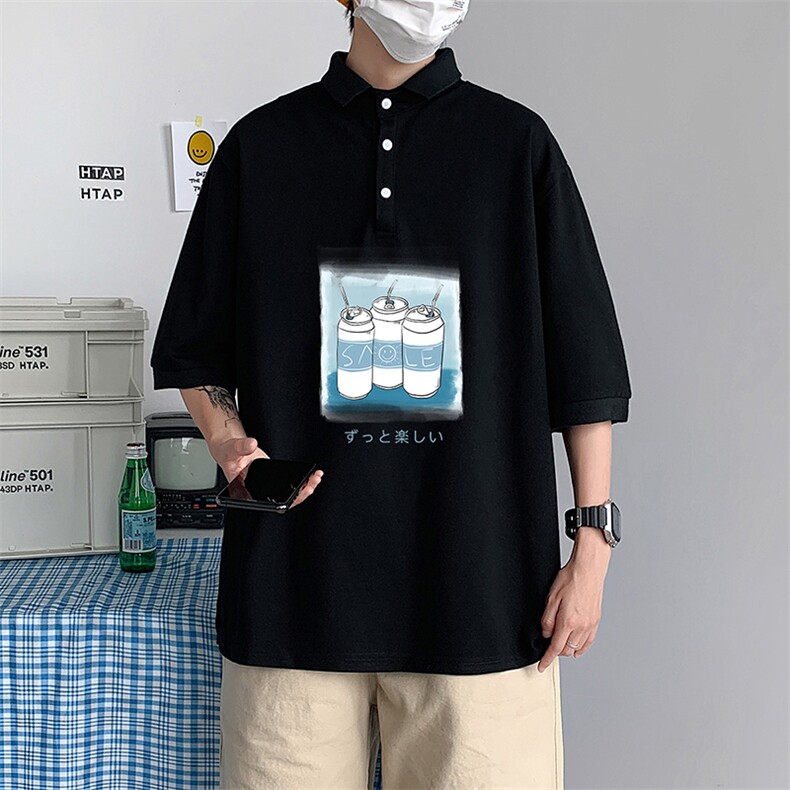 PL57148-P35翻领短袖polo衫男大码胖子半袖t恤男有领保罗衫模特,男装Polo衫,电商A040