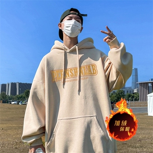 500克重磅秋冬美式加绒加厚卫衣外套 DL1531常规特P35绒特P40图片