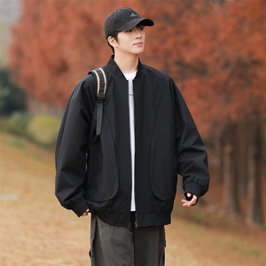 户外夹克男棒球领纯色上衣冲锋衣外套DSA157B-JK7869-P70图片