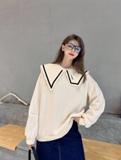 冬季新款宝宝绒卫衣学院风，女装卫衣/绒衫，著朴