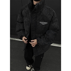 档口图高级感皮棉服宽松立领棉袄棉衣M520-P100，男装棉衣，星座1213