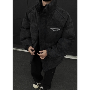 档口图  高级感皮棉服宽松立领棉袄棉衣M520-P100图片